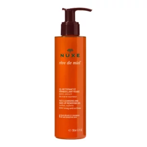 Nuxe Reve De Miel Gel Nettoyant Et Démaquillant Visage Peaux Sèches Et Sensibles 200ml