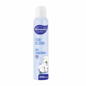 Déodorant spray Monsavon Fleur de Coton 48h