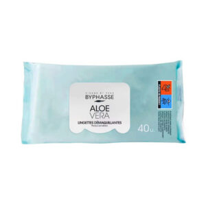 Lingettes démaquillantes Aloe Vera Byphasse - Peaux sensibles